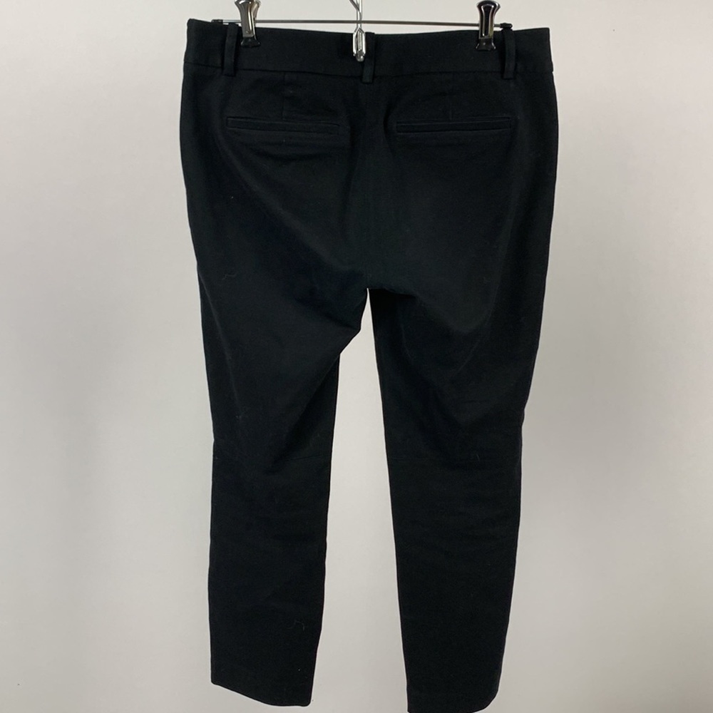 J. Crew City Fit Black Career Cropped Work Office Pants 4 - Picture 7 of 8